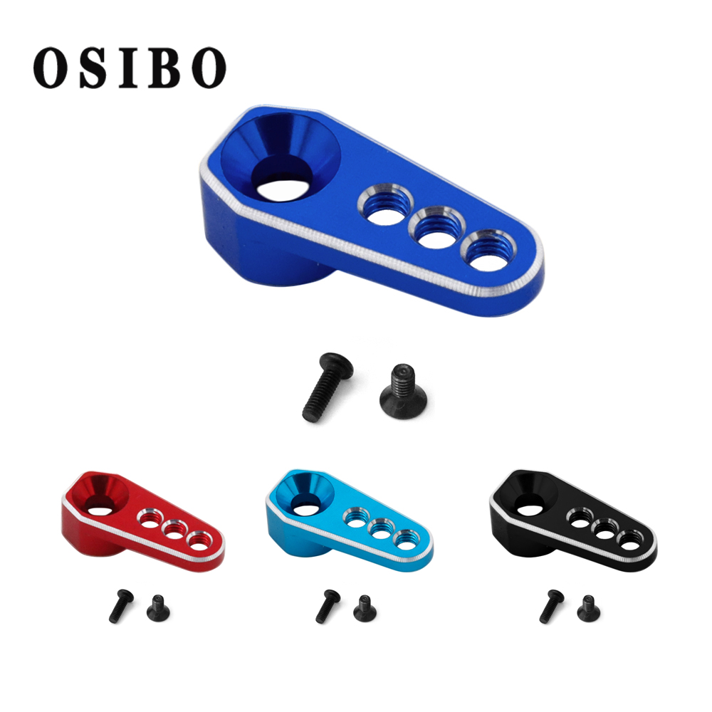Brazo de dirección de bocina Servo RC 25T de aluminio para coche trepador de control remoto TRX4M Bronco Defender 2065T piezas de mejora de coche RC 1/18