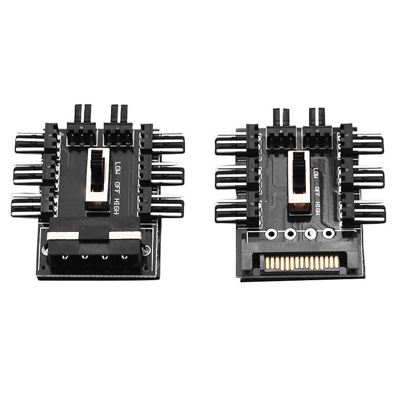 Computer Chassis Fan Hub Bord FAN HUB Unterstützt ... – Vicedeal
