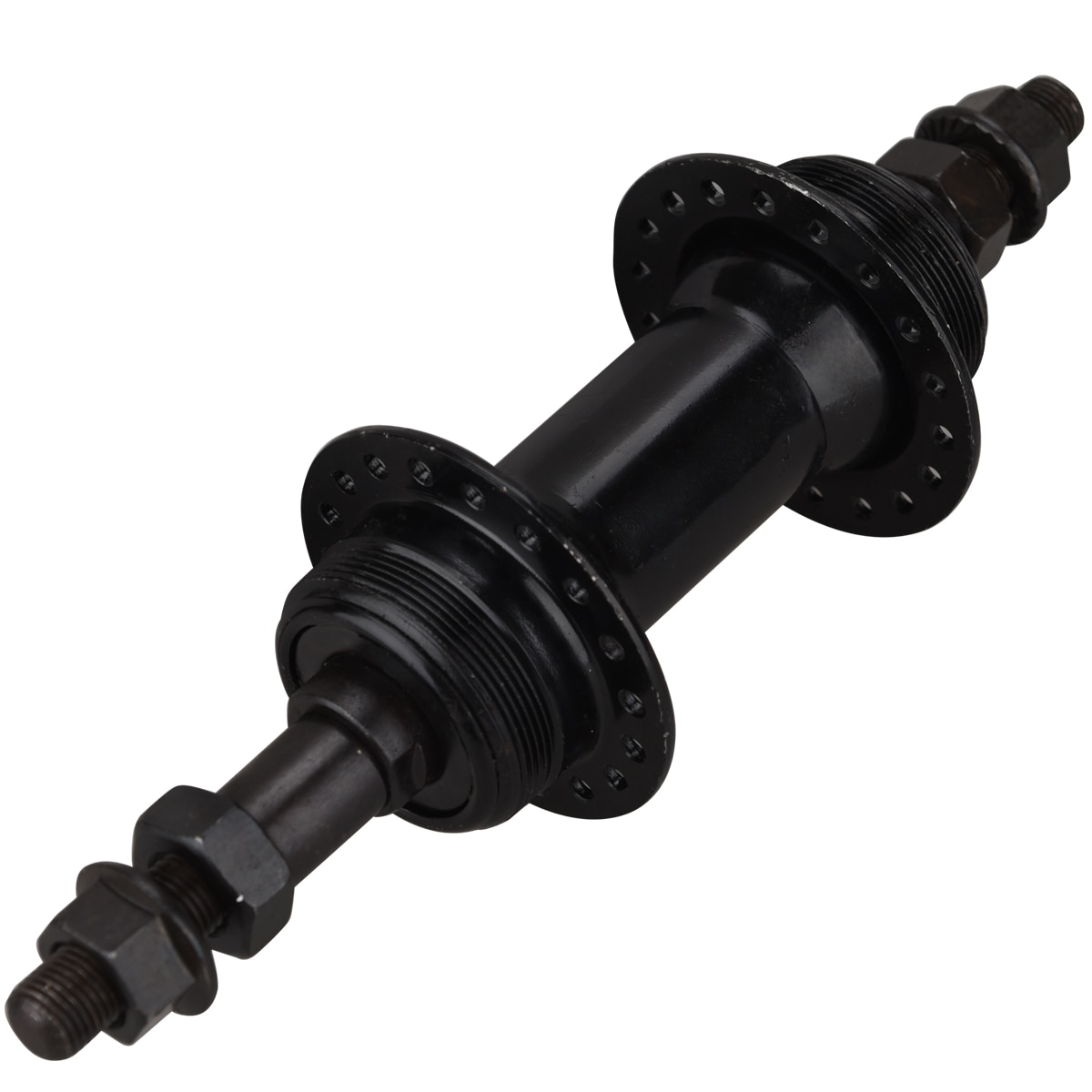 MTB Mountain Road Bike Rear Hub Axis Iron Steel 36 Holes 3/8inch 175mm Bicycle Rear Wheel Axle Hub Replacement Bike Accessories