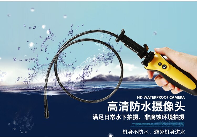 HT-669 Wifi Endoscoop Draadloze Borescope IP67 Tube Snake Inspectie Camera 1 M Kabel 720 P 6 LEDs Voor IOS Android