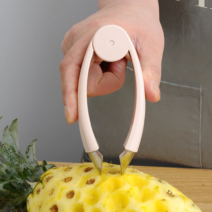 Pinces pour retirer les yeux à l&#39;ananas, Clips pour fruits et légumes à la fraise, outil de retrait, fournitures de cuisine