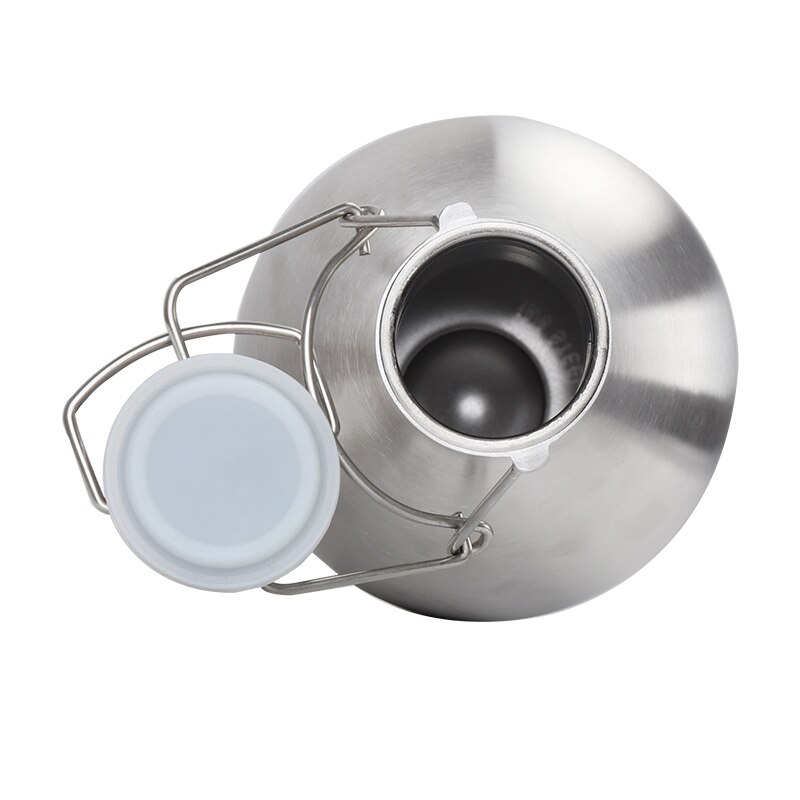 32oz/640z Homebrew Beer Growler Portable Beer Flip Top Beer Barrel Swing Top Lid Craft Beer Bottle Stainless Steel