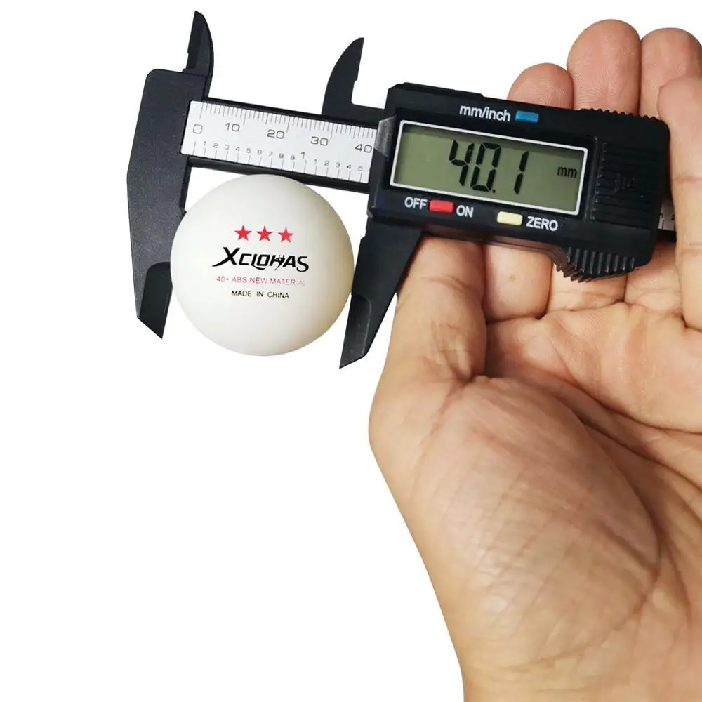 XCLOHAS 3 Star Table Tennis Ball Material ABS Plastic 10-100PCS Ping Pong Balls 40mm Training Table Tennis Ball