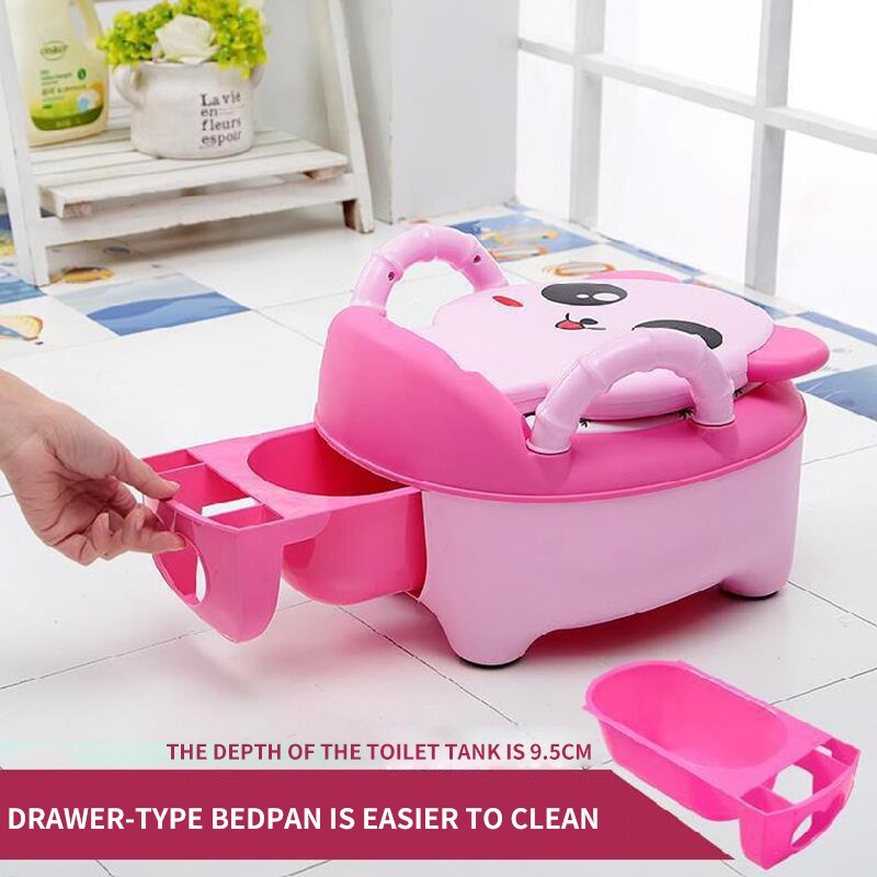 0-6 Years Old Children's Pot Soft Baby Potty Plastic Road Pot Infant Cute Baby Toilet Seat Boys And Girls Potty Trainer Seat WC