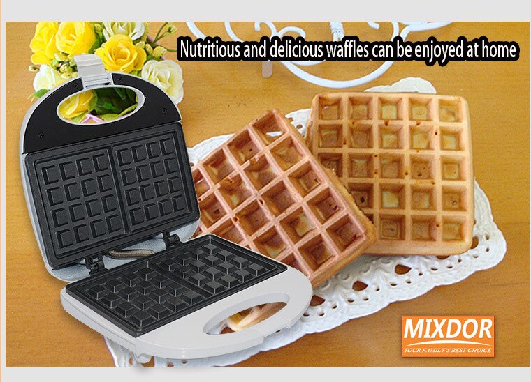 Sandwich Maker Small MX-802 Waffle Maker Multifunctional Household Breakfast Maker Automatic Temperature Control ZG