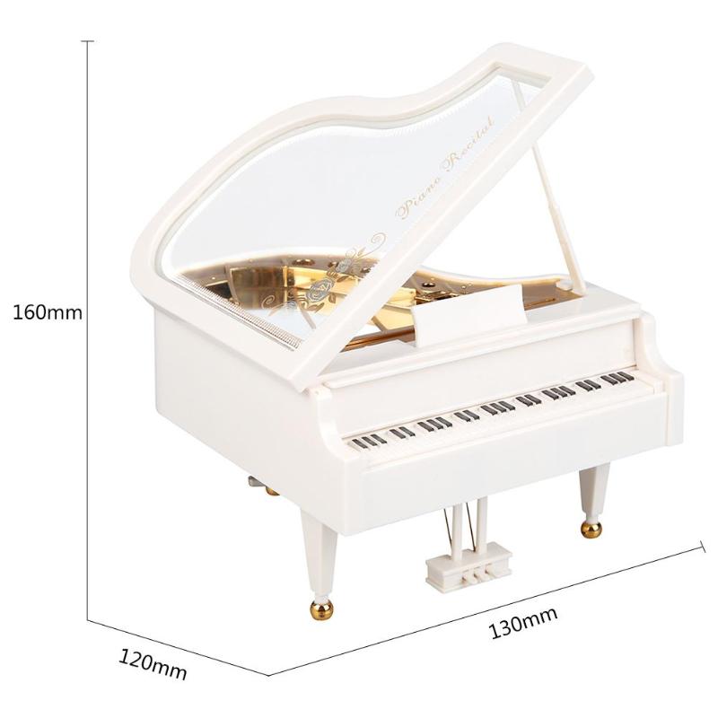 Heart Shape Dancing Ballerina Music Box Plastic Jewellery Box Girls Carousel Hand Crank Music Box Mechanism year