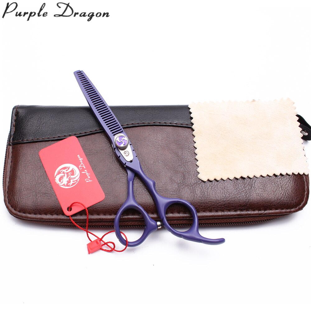 6" Stainless Purple Dragon Violet Professtional Pet Scissors Regular Scissors Thinning Shears Dog Grooming Scissors Pliers Z1019