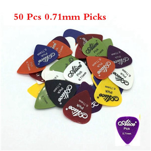20/50 Stks/set Elektrische Gitaar Pick Akoestische Muziek Picks Plectrum 0.58/0.71/0.81/0.96/1.20 /1.50 Mm Dikte Gitaar Accessoires: 50Pcs 0.71mm