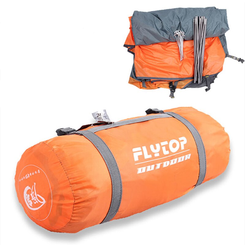 Fonoun Camping Tent Regendicht Winddicht Dubbele Lagen 1-2 Mensen Fluorescentie Materiaal FNT63