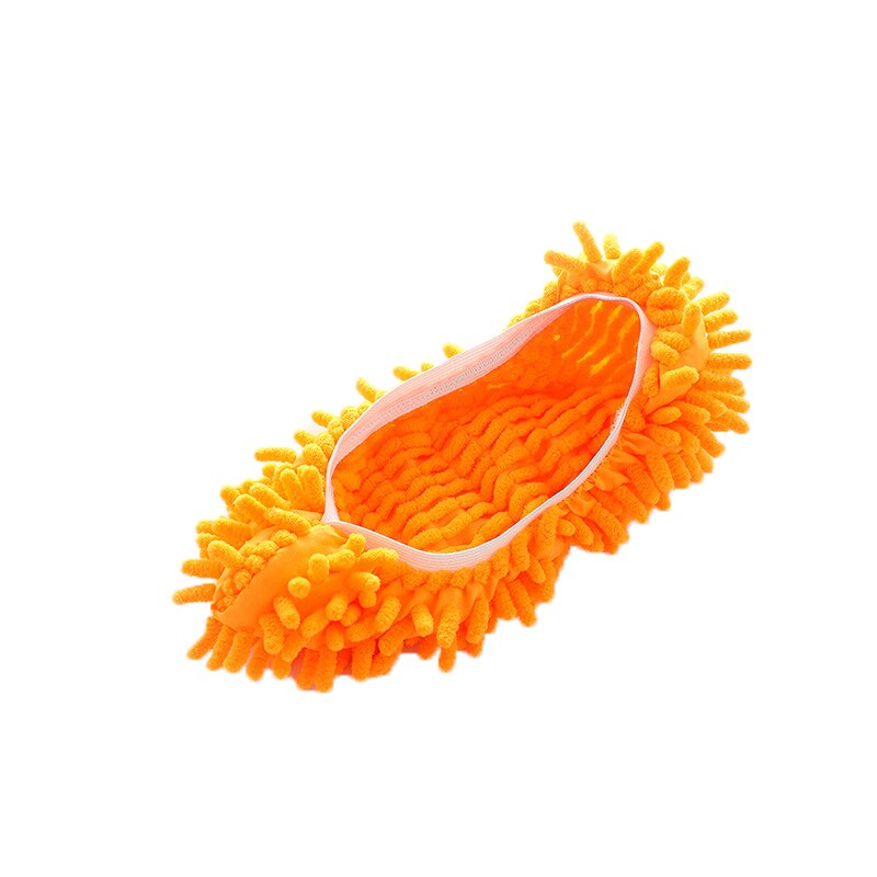 Paño multifunción para la cabeza de mopa reutilizable, cubierta de trapeador de polvo, repuesto para el hogar, cabeza de mopa, herramienta de limpieza para suelo, sin huellas, lavable: Orange