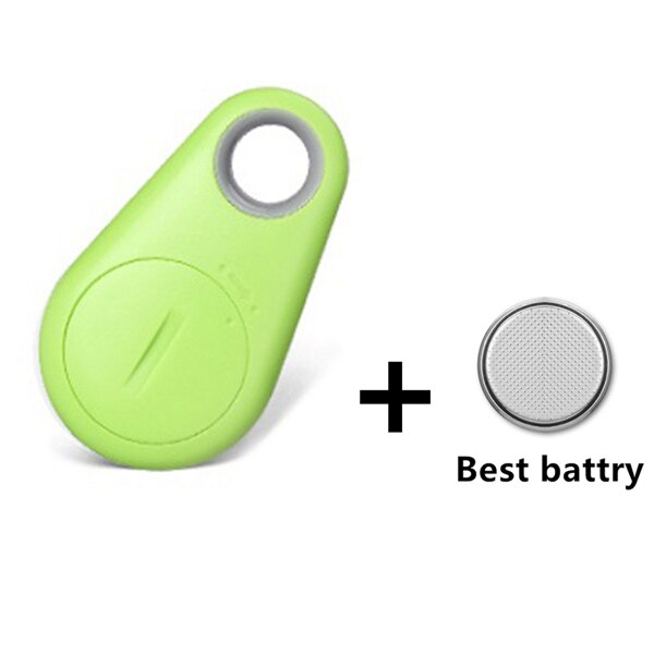 FFFAS Raindrop Smart Key Finder Wireless Bluetooth Tracker Anti Lost Alarm Tag Child Bag Pet GPS Locator for IPhone 6 7 8 Plus: Green