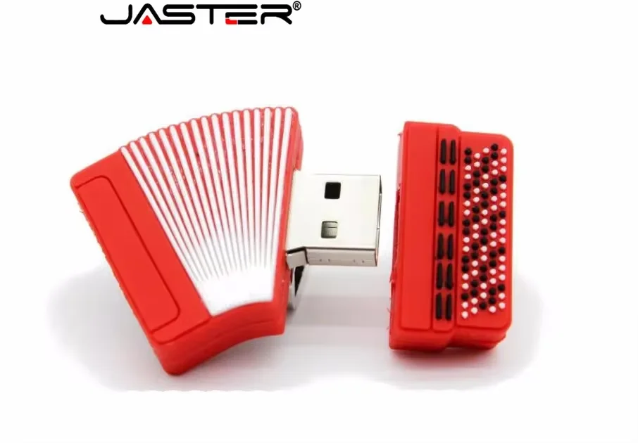 Cartoon USB Flash Drive Musical Instrument Accordion USB Stick Memory Stick 4GB 8GB 16GB 32GB 64GB U Disk