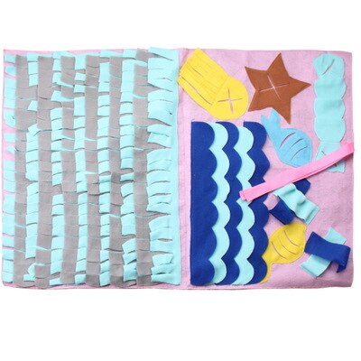 Snuffelmat voor huisdieren, trainingsdeken voor huisdieren, afneembare fleecemat, hondenmat, stressverlichtend, neuswerkpuzzel, neuspad voor huisdieren: En