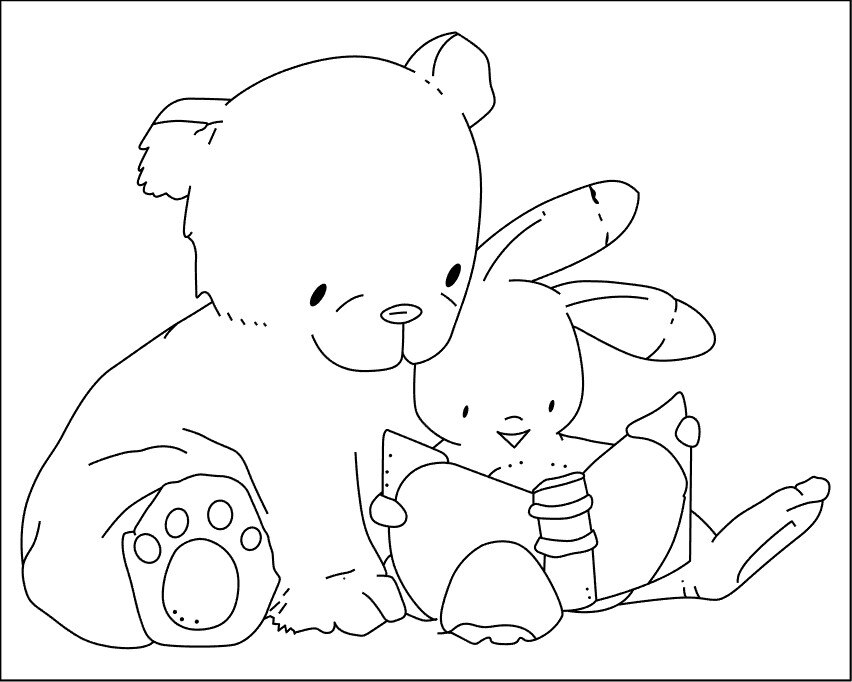 10x8 Bunny series Transparent Clear Silicone Stamp/Seal for DIY scrapbooking/photo album Decorative card making: 1350