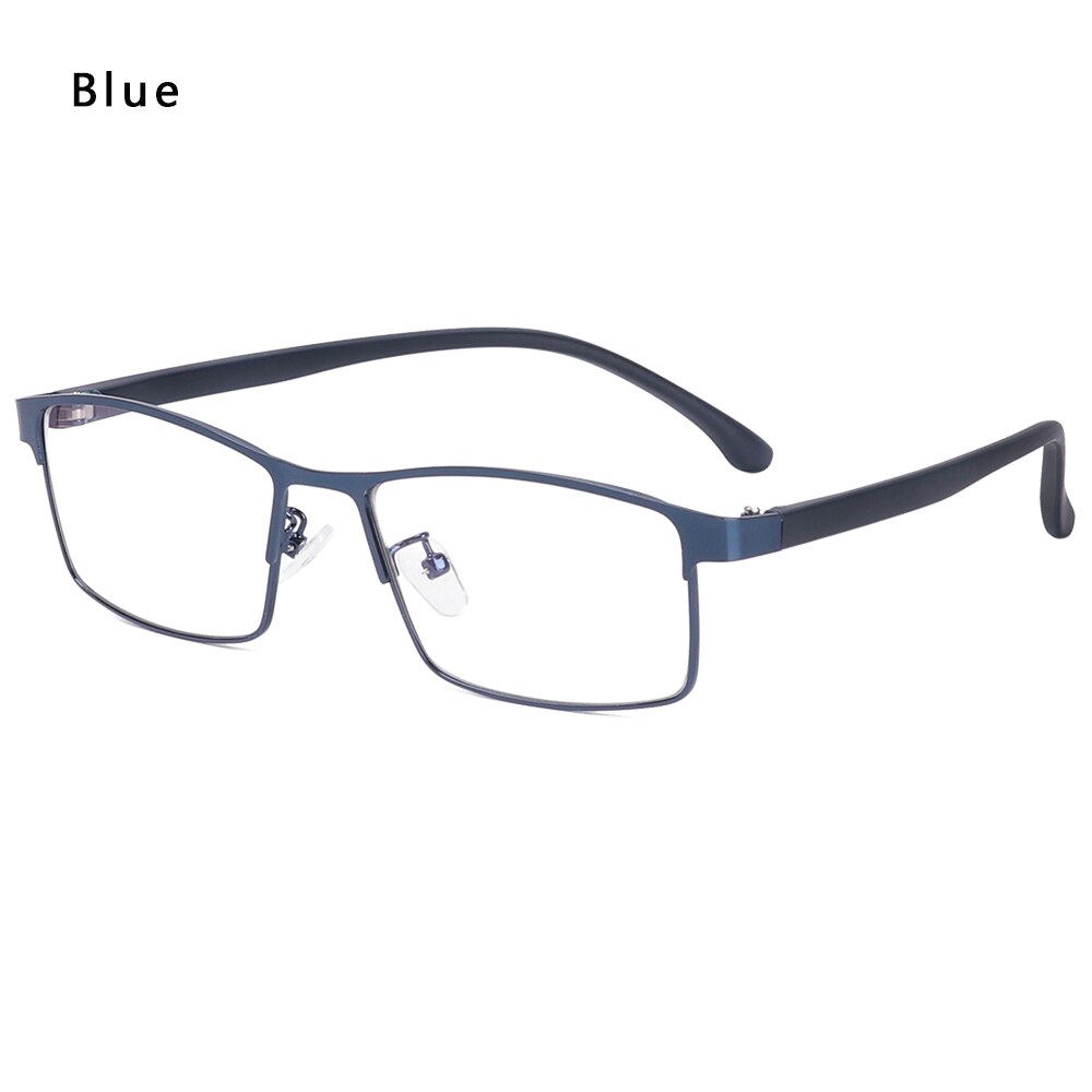 Unisex Anti-blue Light Glasses Computer Goggles Radiation Protection Eyeglasses Gaming Reading Flat Mirror Eyewear: B-Blue