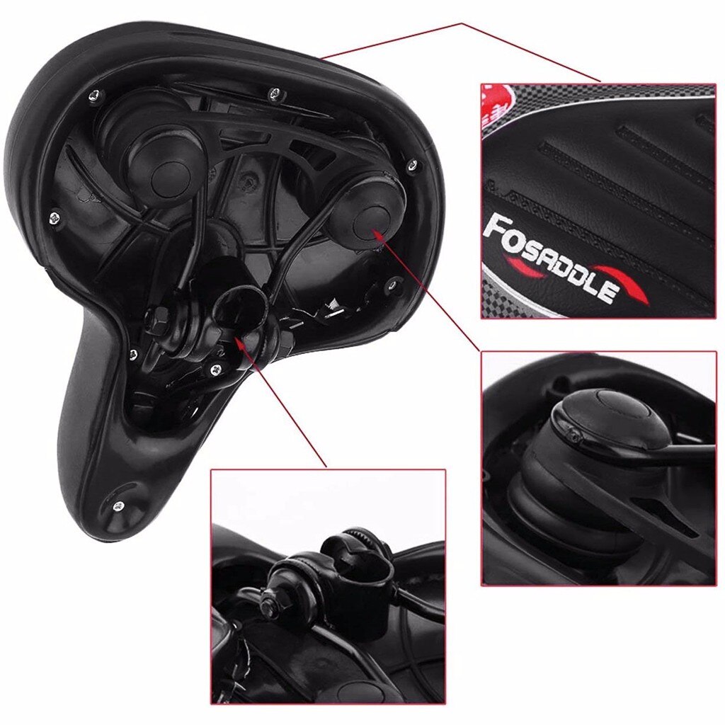 Komfortabel bred stor komfortabel bred stor bum sykkel sykkel gel cruiser ekstra sporty myk pad sal sete egnet