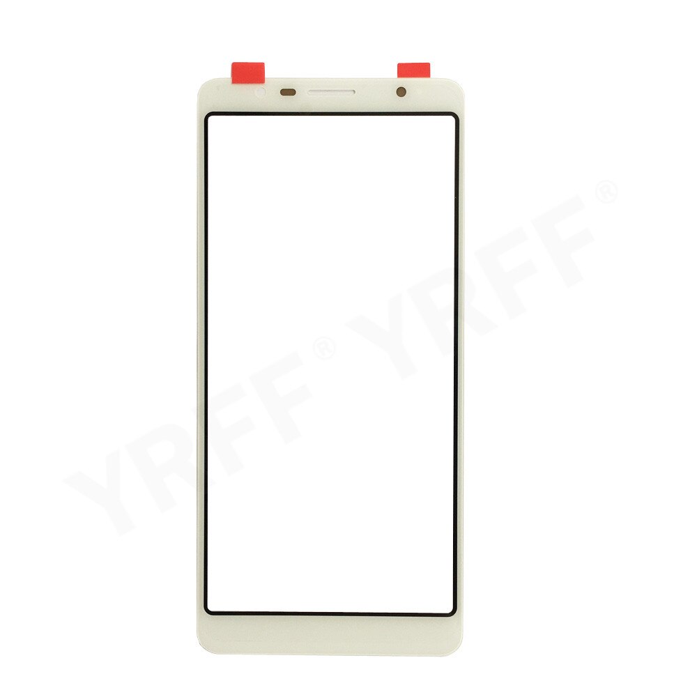 Para Alcatel 3C OT5026 5026 5026A 5026D Panel de pantalla de vidrio frontal (sin pantalla táctil) piezas de montaje de cubierta de vidrio exterior