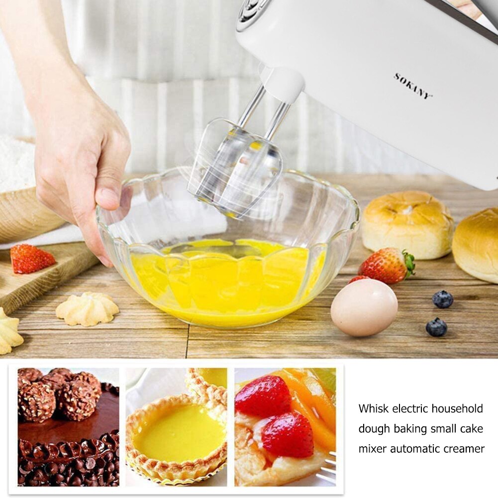 500W High Power Electric Food Mixer Multifunction Blender Kitchen Automatic Egg Beater Cream Whisk Machine