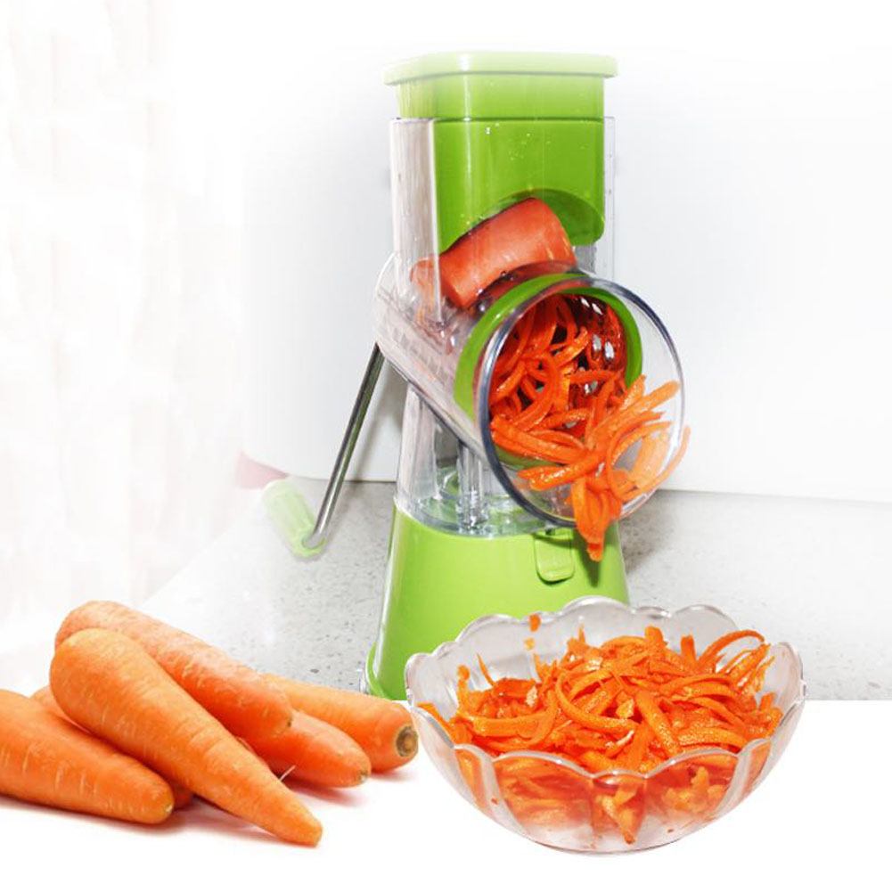 Heißer Multifunktionale Gemüse Obst Cutter Schneidemaschine Edelstahl Kunststoff Käse Kartoffel Schredder rotierend Trommel Reibe HY99 JU08