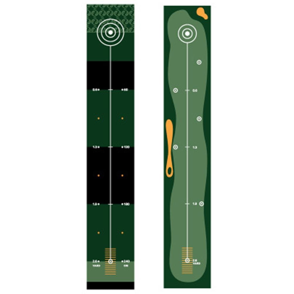 3m golf træningsmåtte golf rammemåtte putte golf putter træner grønt tæppe træningssæt bold retur golf sætte grønt
