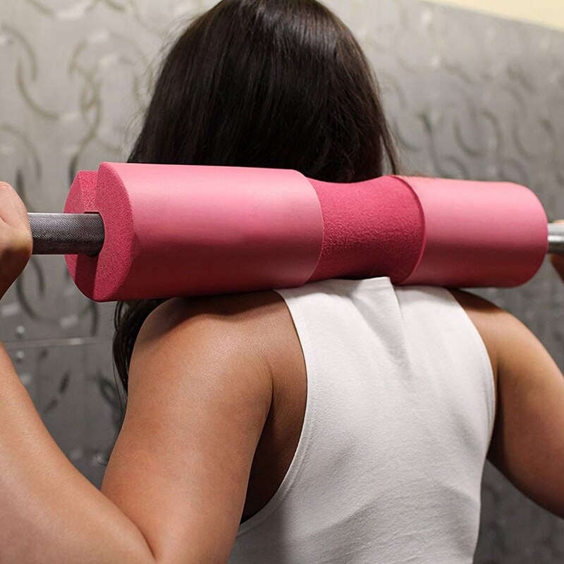 Fitness-langhantelkissen, nackenpolster, schaumstoff-langhantelkissenbezug, kniebeugenpolster, langhantel-schulterpolster, kniebeugen im fitnessstudio, gewichtheben, fitnesstraining
