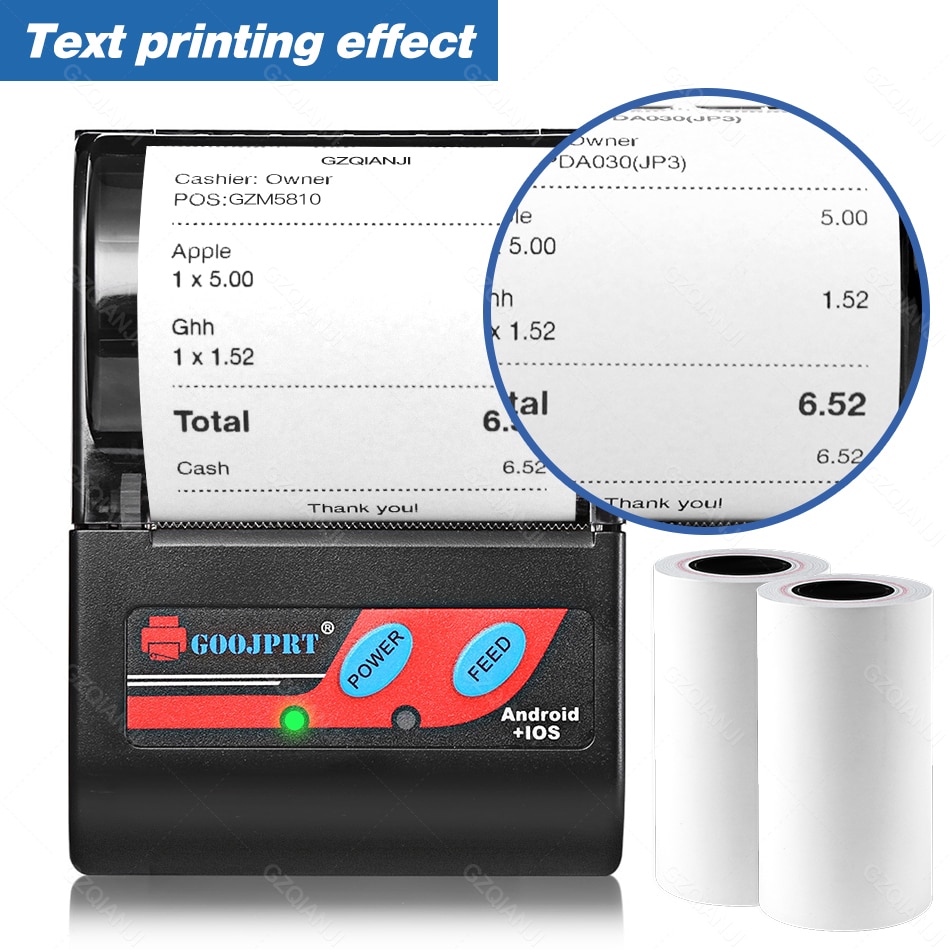 Thermal paper Receipt printer paper POS printer 58mm paper 58*30mm for Mobile POS mobile printer paper Rolls