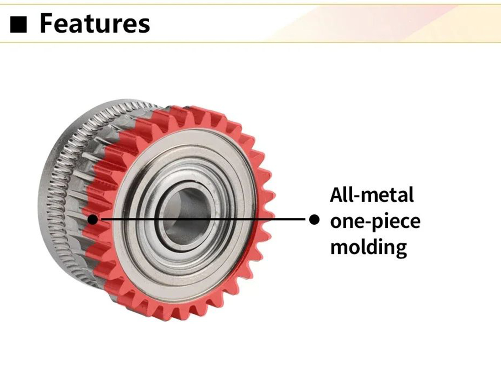 Upgrade K1 K1C K1 Max Extruder Gear All Metal Driver Gear for Creality Ender-3 V3 Plus Extruder Nickel DLC Coated Hardened Steel