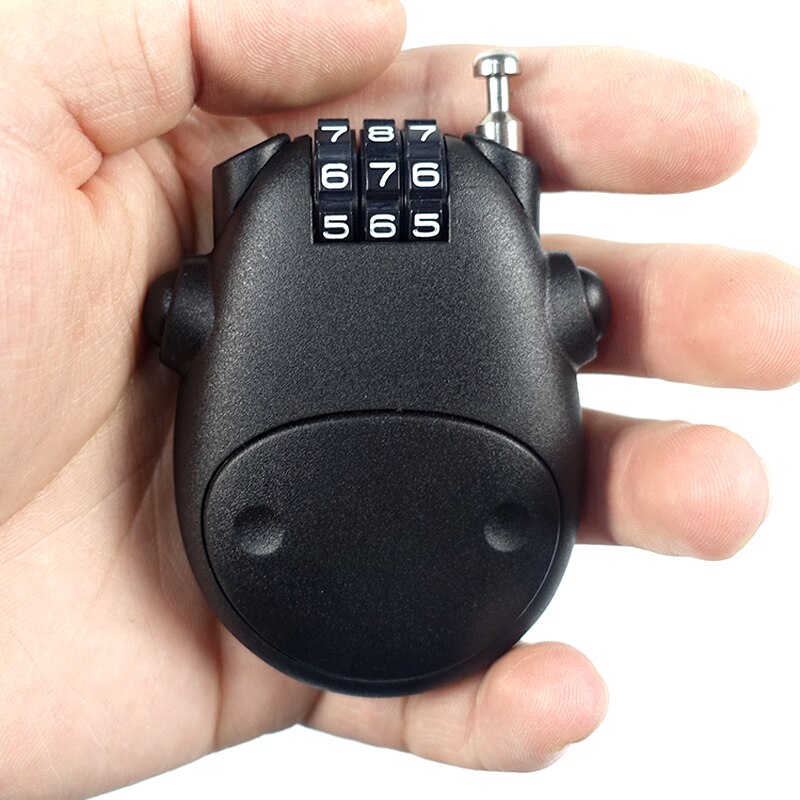 Telescopic Rope Combination Locks, Luggage Password Padlock Travel Bag Bicycle Cable Safety Security Cable Digit Anti-theft Lock