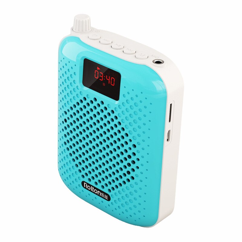 K500 Microphone Bluetooth Loudspeaker Portable Auto Pairing USB Charging Voice Amplifier Megaphone Speaker For Teaching: 04