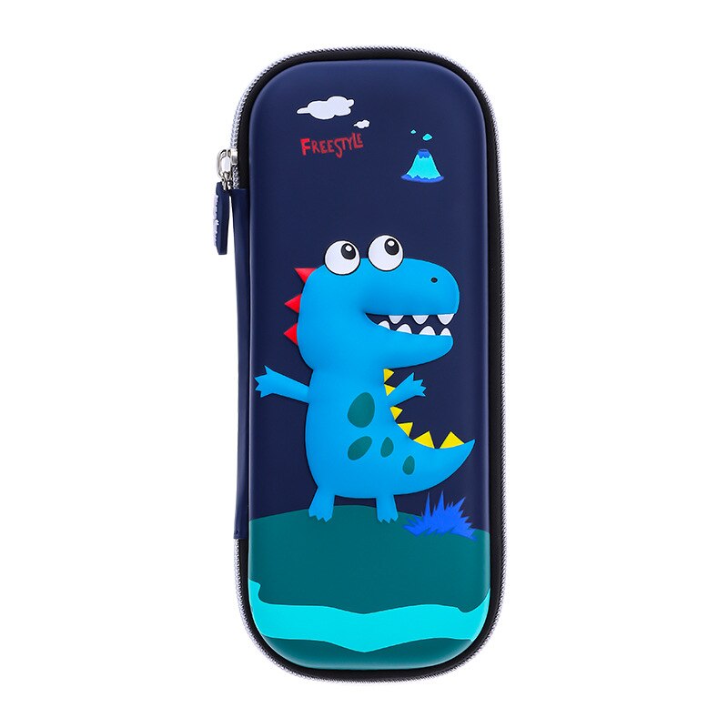 Eva Kleine Dinosaurus Dier Etui Cartoon Leuke Student Leren Briefpapier Doos Grote Capaciteit Etui