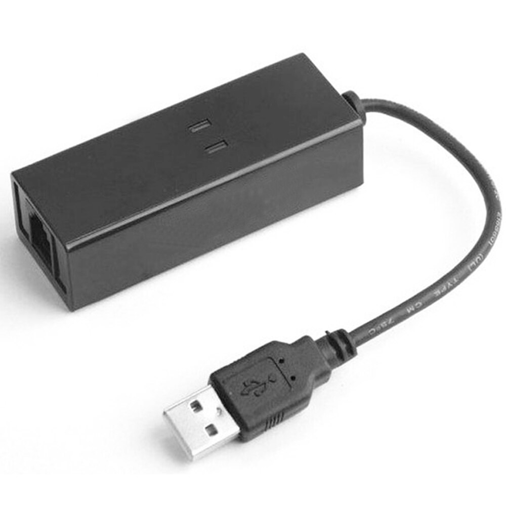 Usb 56k externe inbelmodem voor spraak, fax en data voor windows xp .90 v.92 vista, windows 7/8/10/11 en linux