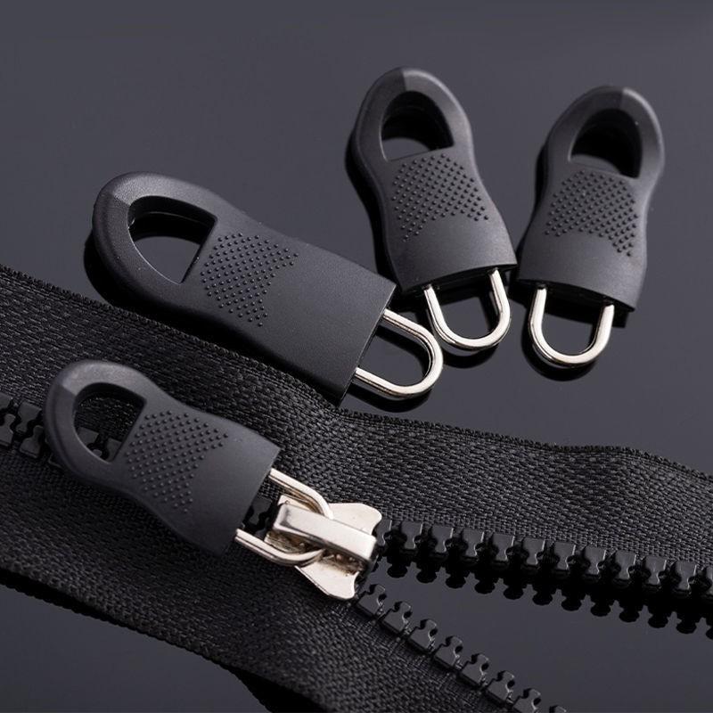 Tirette de remplacement, 8 pièces, tirette de fermeture éclair, étiquette de corde, fixateur de fermeture éclair, boucle cassée, sac à languette, valise, sac à dos, tente