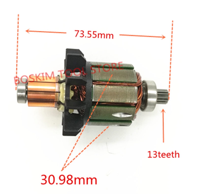 Armature 18V Motor for MAKITA 619263-3 619287-9 DDF456Z DF456D DDF456RFE3 rotor BDF456RFE DDF456 BHP456 BDF456 DDF456RME