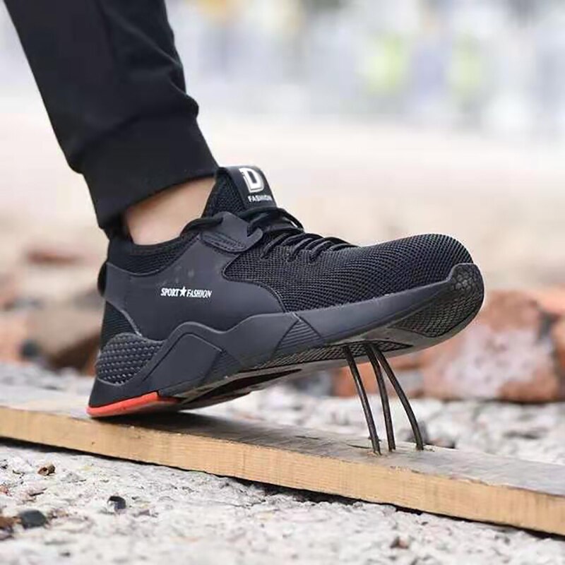 Safety Shoes Construction Men's Outdoor Steel Toe Cap Puncture Proof