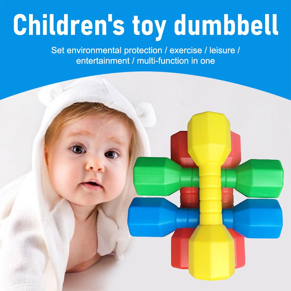 Fitness Equipment Early Education Strength Training Body Workout Bodybuilding School Girl 2PCS Barbell for Children