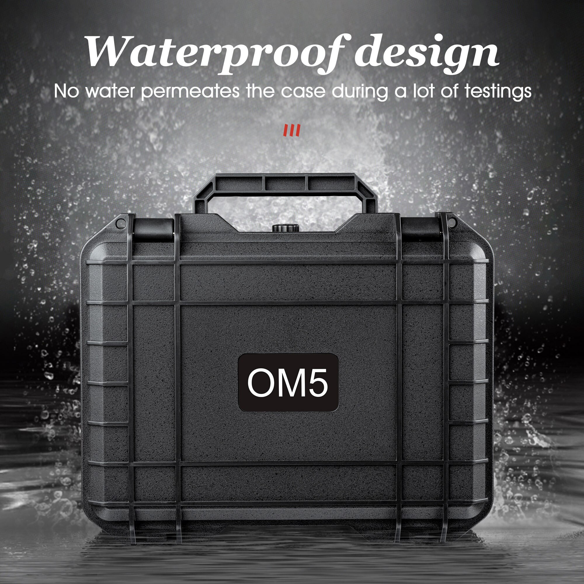 Dji Om 5 Handheld Gimbal Accessoire Draagbare Waterproo Hard Case Voor Drone Draagtas Outdoor Reizen Opslag Hard Shell