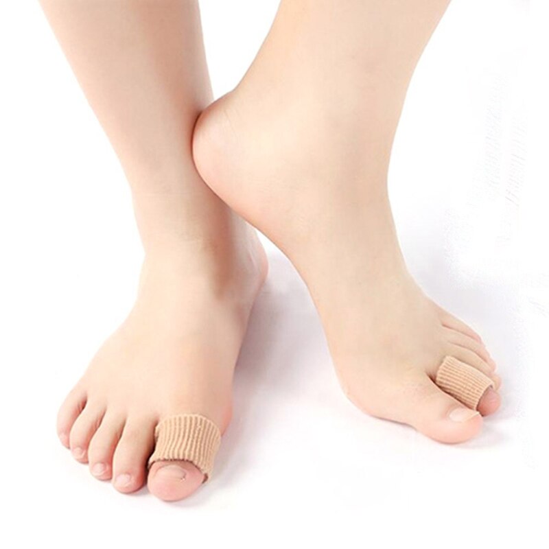 4 stk gel knyst aflastning korrigerende tæ separatorer finger tå separator pedicure værktøj beskytter fodpleje knyst puder til at lindre smerte