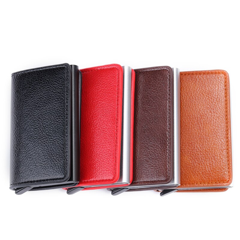 Zovyvol Bankkaart Portefeuilles Mannen Credit Card Houders Business Id Card Case Mode Automatische Rfid Kaarthouder Aluminium