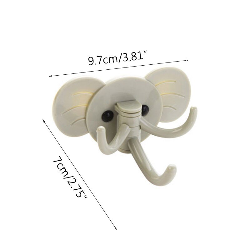 Krok söt tecknad krok inget spår stark klibbig krok krok kök krok badrum krok mer sömlös krok