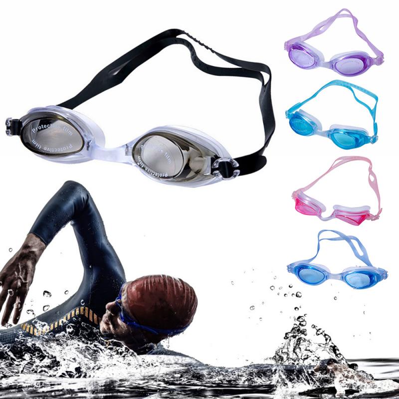 Swimming Sunglasses Waterproof Adjustable Goggles Flat Light Swim Beach Pool Sunscreen Diving Protection Eyewear