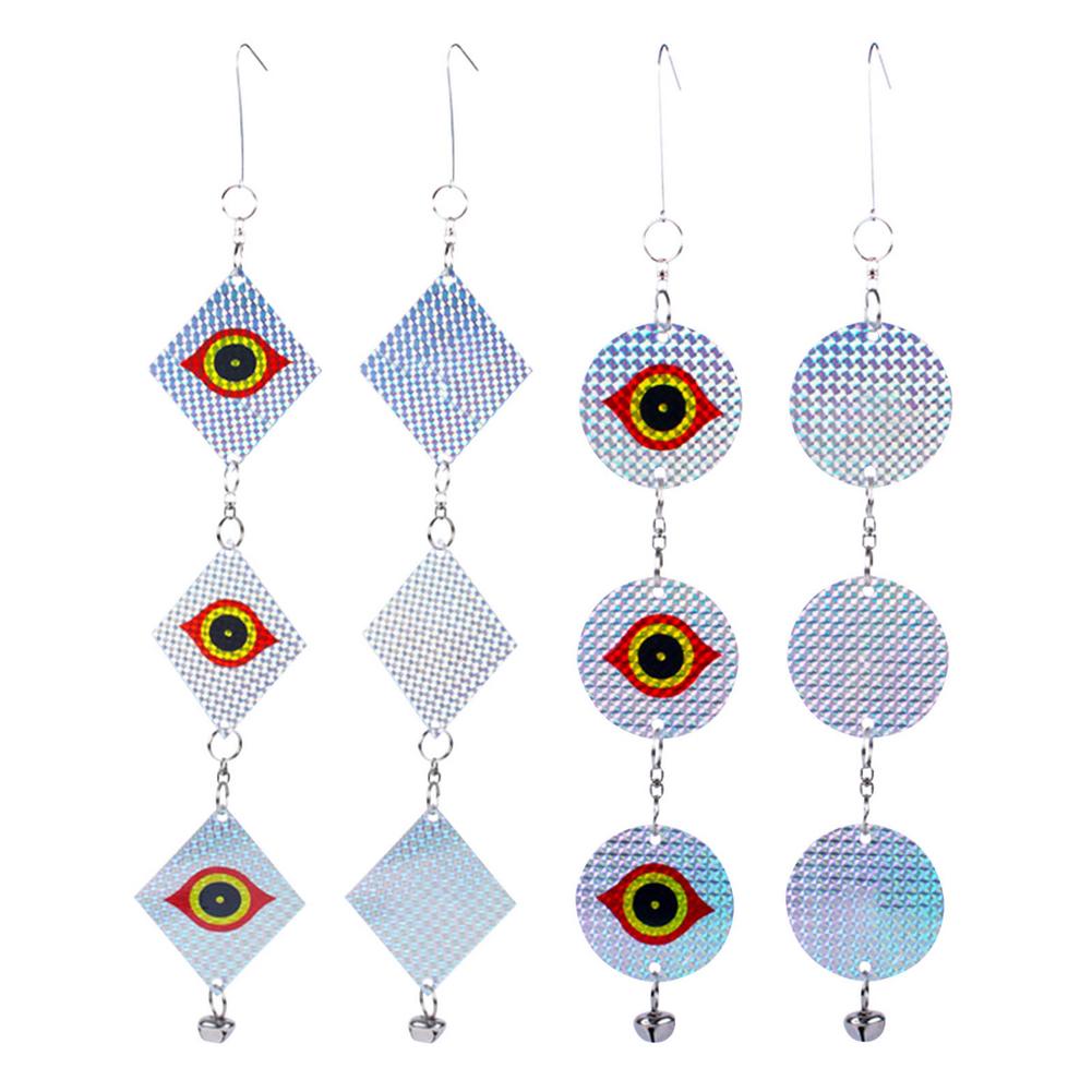 Eye Hanging Bird Reflective Disc Scare Away Birds Reflector Anti Bird Tape Repeller Ribbon Tape Belt For Garden Courtyard Window