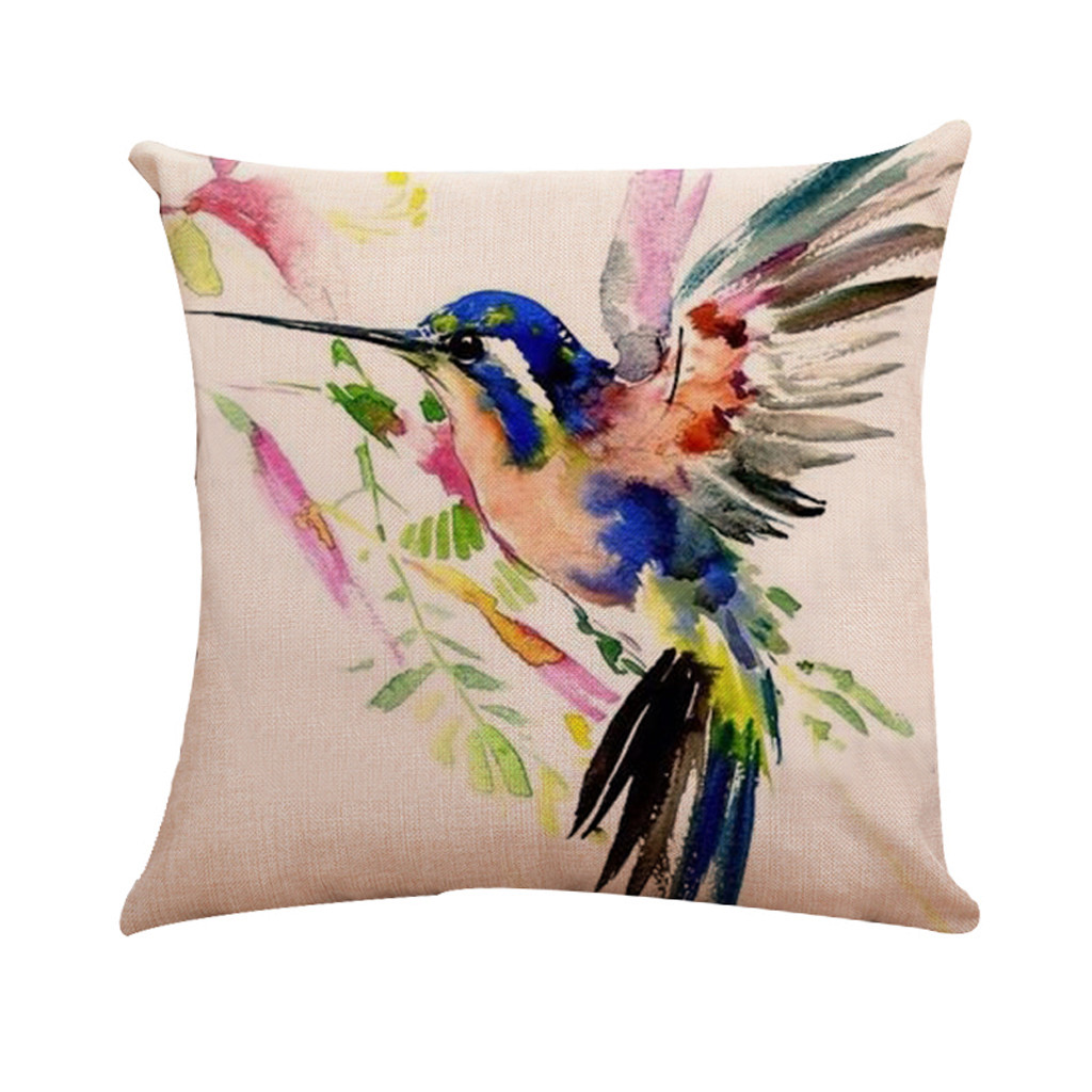 Kat Print Kussenhoes Katten Print Kussensloop - Linnen Kussenhoes 45x45 Cm | Leuke Decoratie Voor Huis, Sofa Of Café Home Decor Katten Patroon