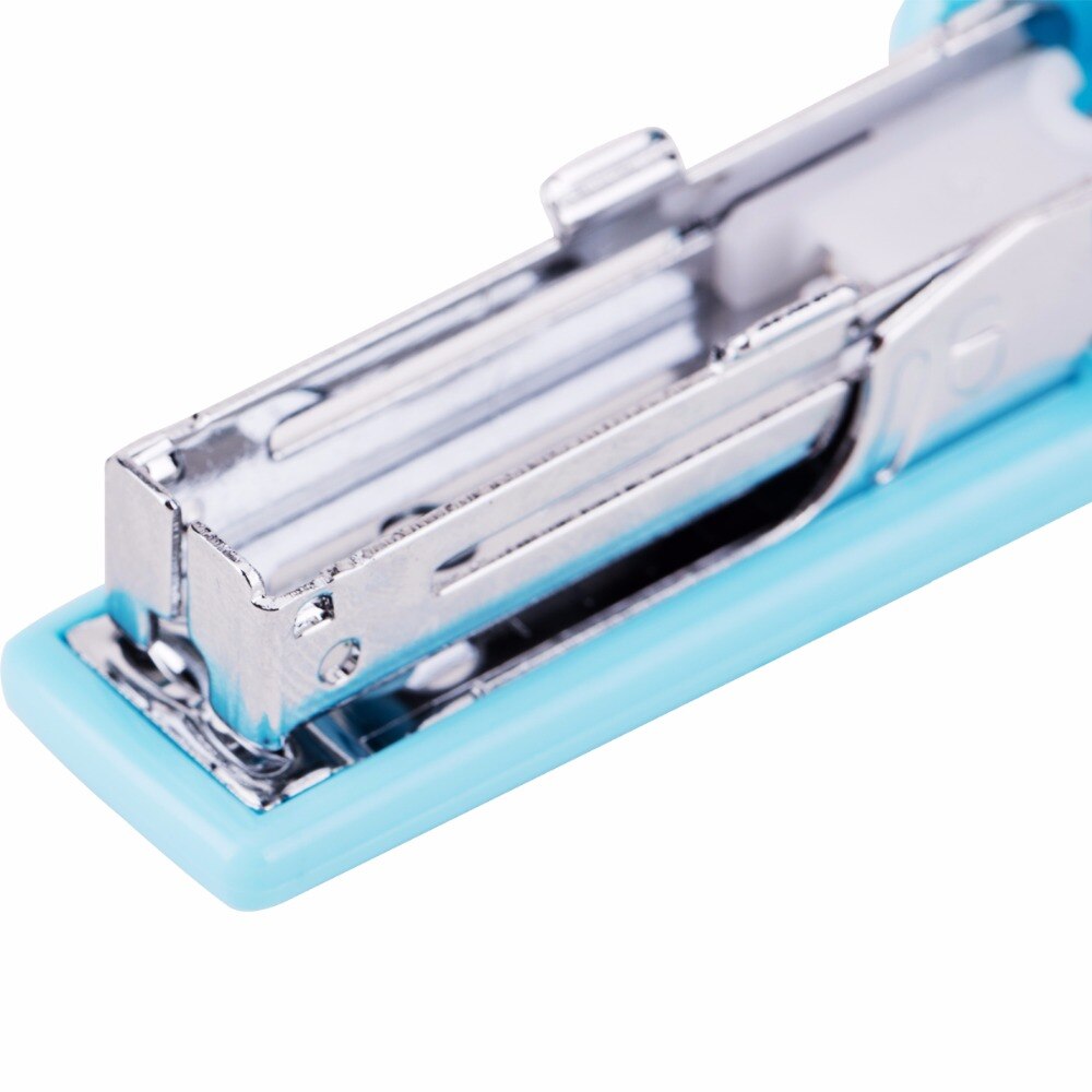 Mini juego de grapadora manual con 1000 Uds. No.10 grapas grapadora papelería oficina engrapadora útiles escolares A6509