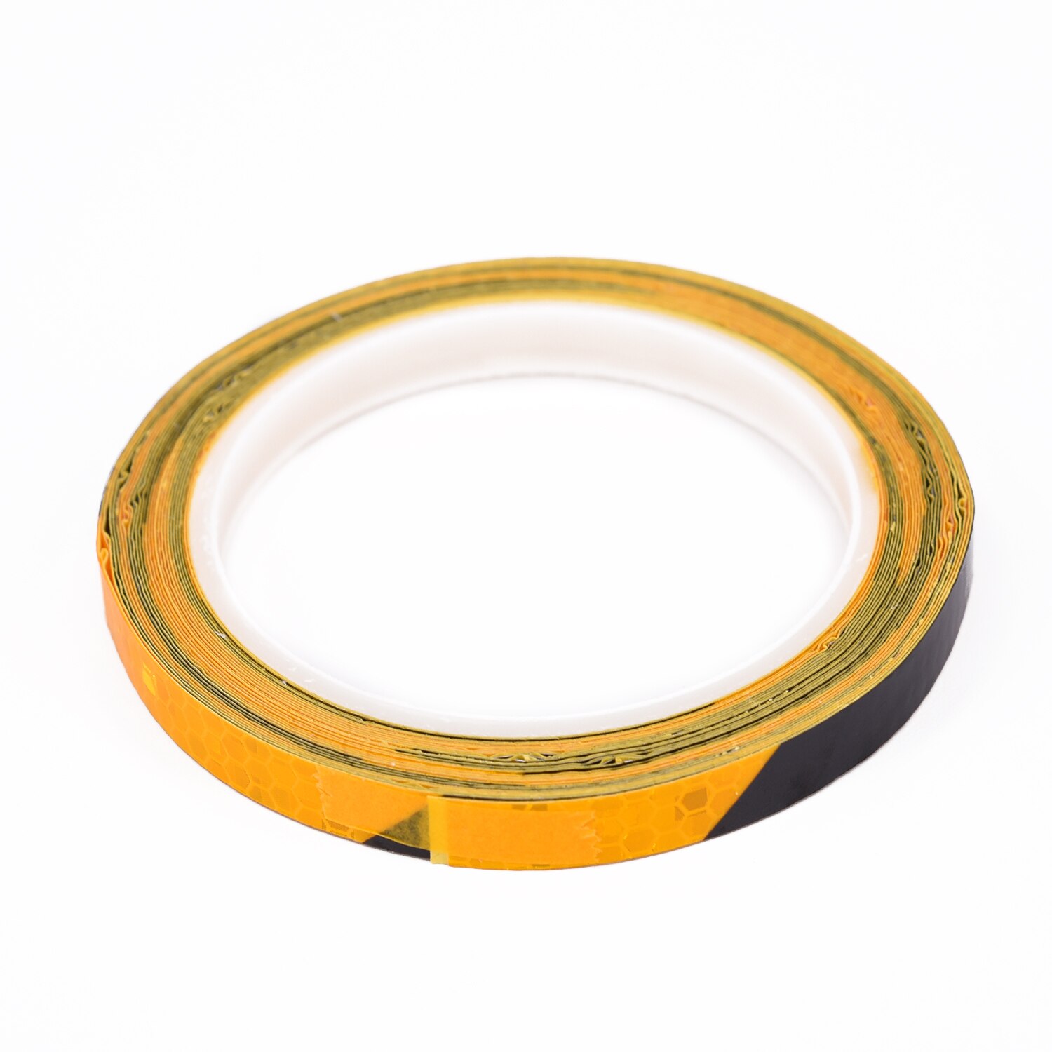 8M Wiel Strips Fiets Auto Tape Voor Fiets Decor Sticker Velg Streep Reflecterende \ T: Black Orange