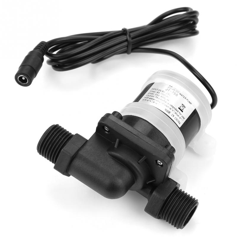 24VDC Boost Pump JT-750B-24 Mini DC Brushless Water Pump Flow 800L/H for Small Fish Pond Solar Water Heater