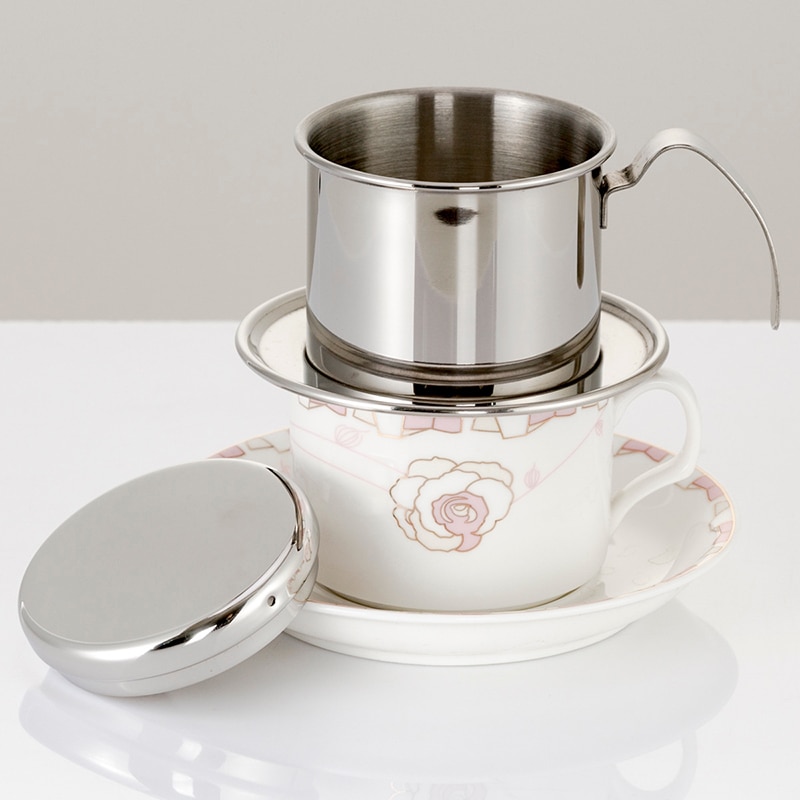 Rvs Infuus Koffiezetapparaat Moka Pot Koffie Machine Filter Gereedschap Voor Thuis Espresso Koffiezetapparaat Koffie Filter Pot #6