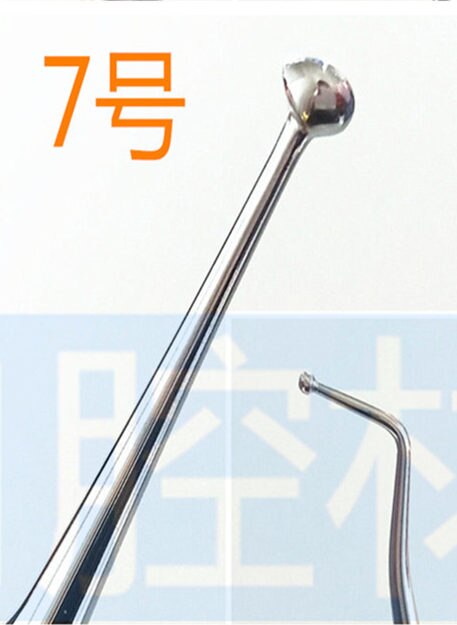 Dental Composite Resin Filling Spatula Titanium plated Head Resin Filler Set thick handle Restoration set Dental Instrument: 1PC Set B NO.7