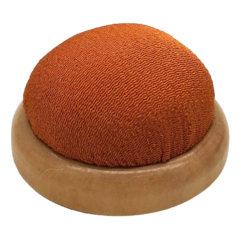 Sewing Needle Pin Cushion Pillow Pincushion DIY Handcraft Tool for Cross Stitch: Deep Orange