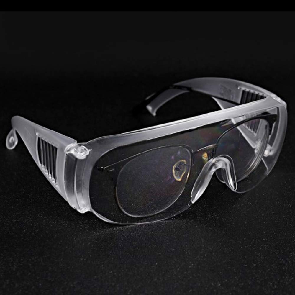 Safety Glasses Personal Protective Equipment, PPE, Eyewear Protection, Clear, ANSI Z87+ Standards, High Impact, Vented Sides