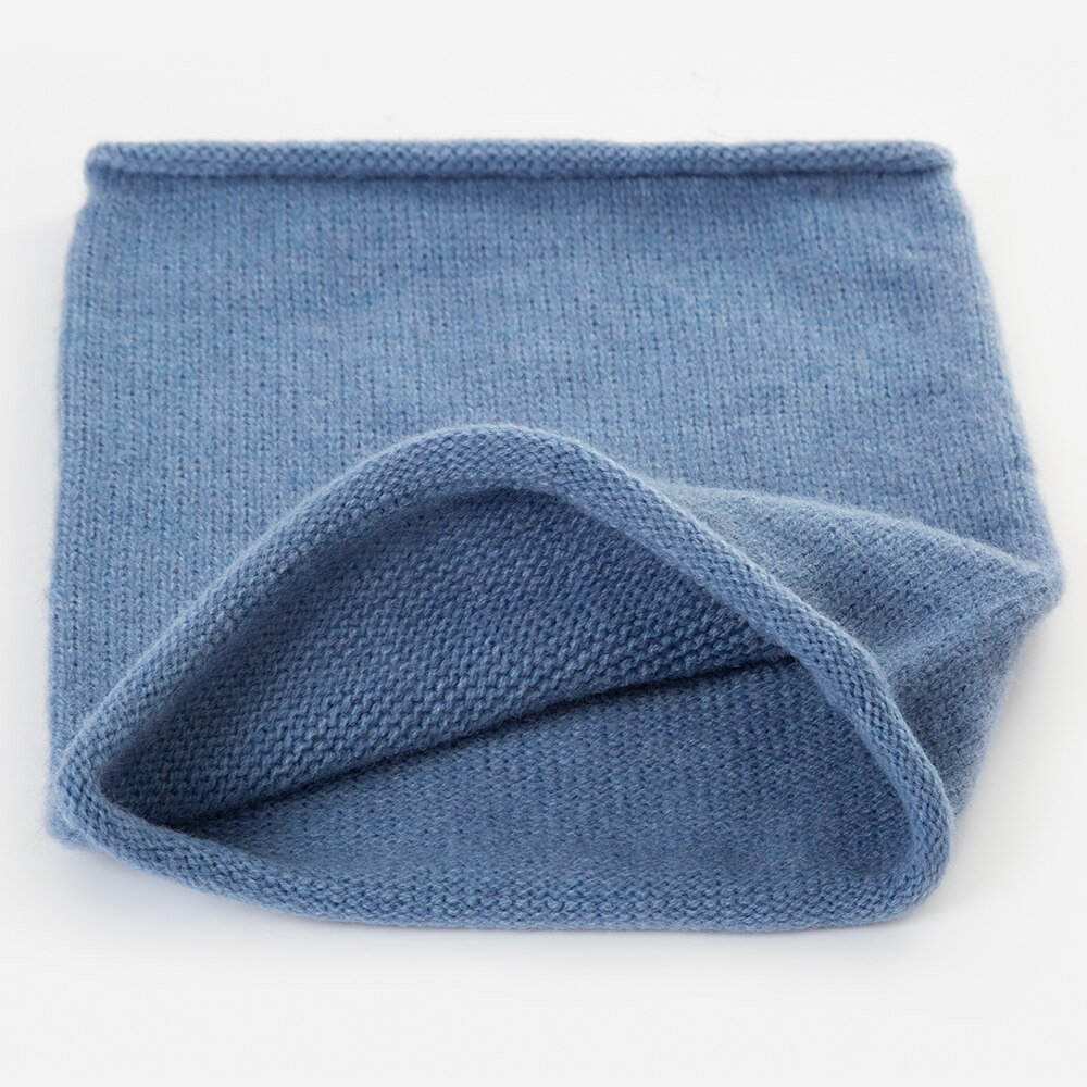 REAKIDS Inverno Sciarpa Del Bambino Per Le Ragazze E Ragazzi Carino Addensare Caldo O Anello Delle Donne Del Collare di Colore Solido del Cotone Lavorato A Maglia Sciarpa per L'uomo